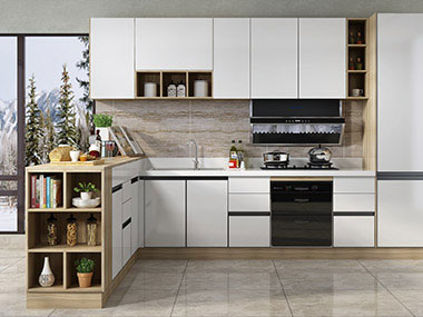 装修高级灰演绎轻奢中西厨